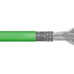 Installation cable DIGITUS cat.8.2  S/FTP  Dca  AWG 22/1  LSOH  50m  green  reel