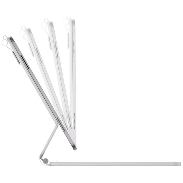 Case Typecase Edge with keyboard for iPad  Pro 13" 2024/2025 white - imagine 2