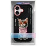 Case Nimmy Glasses Cool Cat for iPhone 17 black - imagine 7