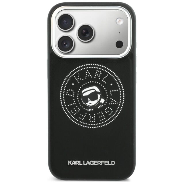 Etui Karl Lagerfeld Point & Karl Sketch   MagSafe do iPhone 17 Pro Max czarny - imagine 3