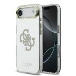 Guess PC/TPU Mirror 4G Glitter Logo MagSafe Zadní Kryt pro iPhone Air Gold