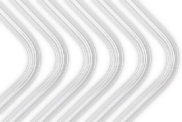 EK Water Blocks EK-Loop Hard Tube 14/10mm acrylic  bent 90 degrees - 80cm  6 pieces - imagine 2