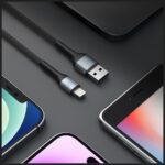 Kabel 3MK Hyper Cable N-SERIES USB-A do  Lightning 2m QC 3.0 5V/2.4A 12W Czarny - imagine 2