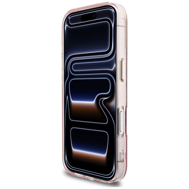 Etui Karl Lagerfeld IML KL Script Logo    MagSafe do iPhone 17 Pro Max różowy - imagine 5