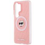 Case Karl Lagerfeld IML Repeated         Choupette MagSafe for Samsung Galaxy S26 Ultra pink - imagine 6