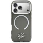 Etui Karl Lagerfeld IML KL Script Logo    MagSafe do iPhone 17 Pro czarny - imagine 3