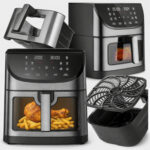 EXTRALINK AIR FRYER FRYTKOWNICA BEZTŁUSZCZOWA 8L 1800W 200 STOPNI
