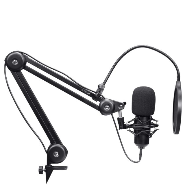 Trust GXT 270 Emita II+ Black Podcast microphone - imagine 6