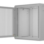 19 12U 600X450 Perforated Door Grey Rack Cabinet