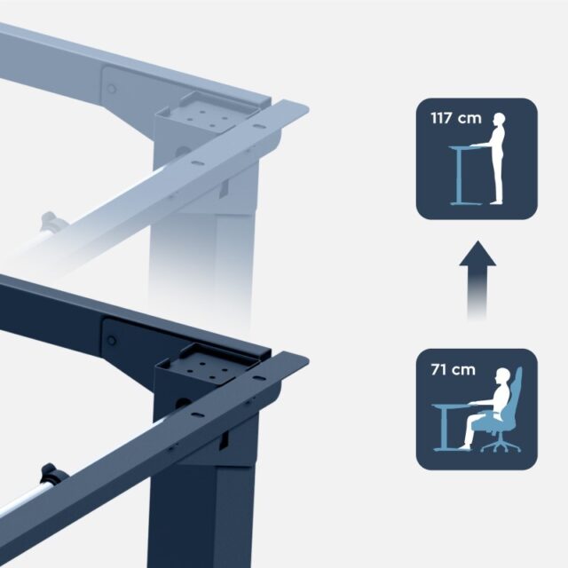 Stelaż elektryczny Xeno 5.0 Black - imagine 3