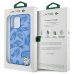 Lacoste LCHMP16XUOCB iPhone 16 Pro Max 6.9" light blue hardcase IML Croc MagSafe - imagine 8