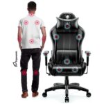 Gaming chair Diablo Chairs X-One 2.0 Normal Size black - imagine 6