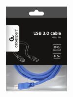 Gembird CCP-USB3-AMBM-6 USB cable 1.83 m USB A USB B Blue - imagine 4