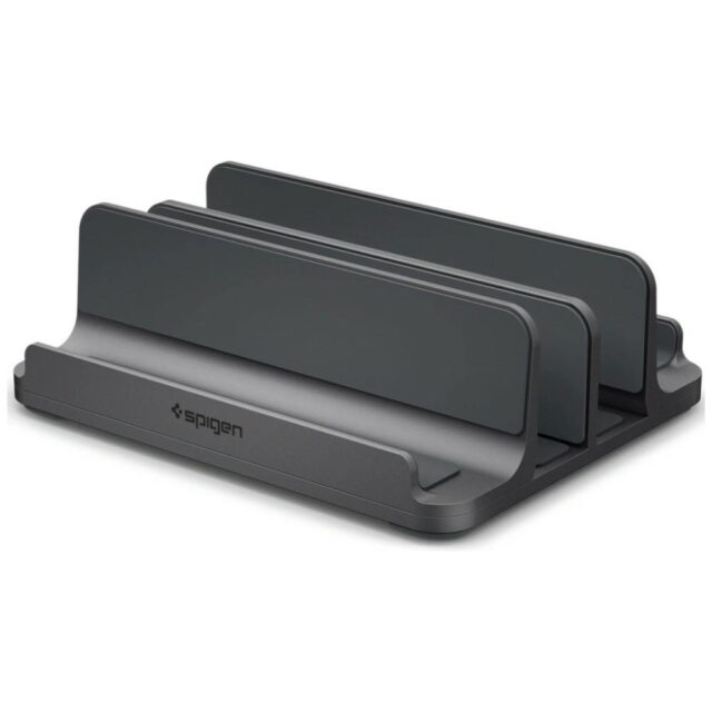 Stojak na laptopa Spigen LD208S4          Vertical Laptop Stand Space szary - imagine 3