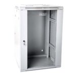 19  15U wall-mounted network rack cabinet 600x600  glass door  grey  split design  assembled  60kg - imagine 7