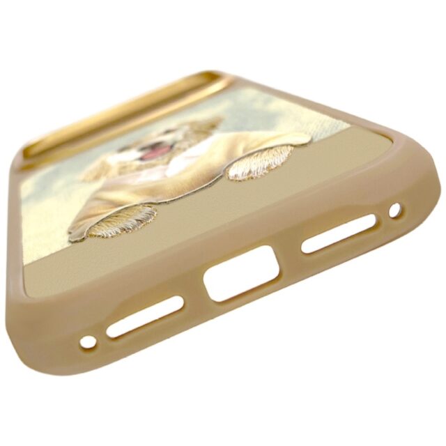 Etui Nimmy Gentle Pets Series Dog         MagSafe do iPhone 17 Pro Max brązowy - imagine 5