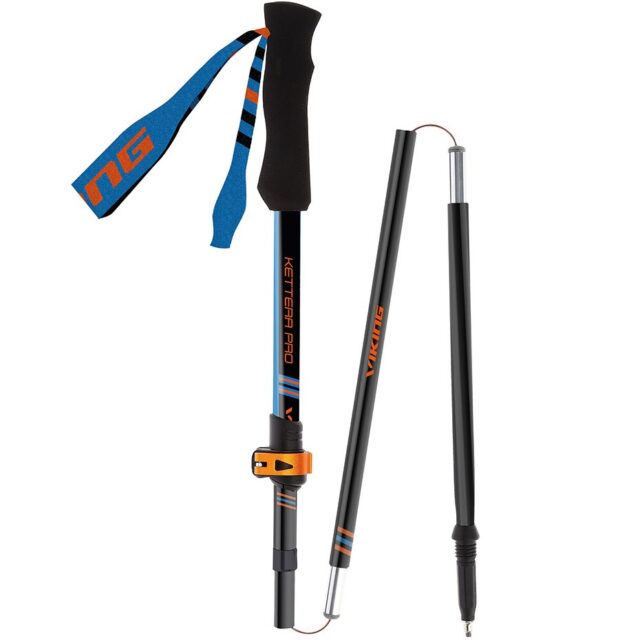 VIKING KETTERA PRO TREKKING POLES BLACK/BLUE - imagine 2