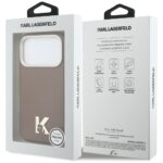 Case Karl Lagerfeld Karl Head Logo       MagSafe for iPhone 17 Pro brown - imagine 8