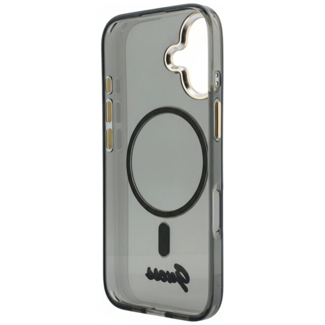 Case Guess IML Script Metal MagSafe for   iPhone 17 black - imagine 7