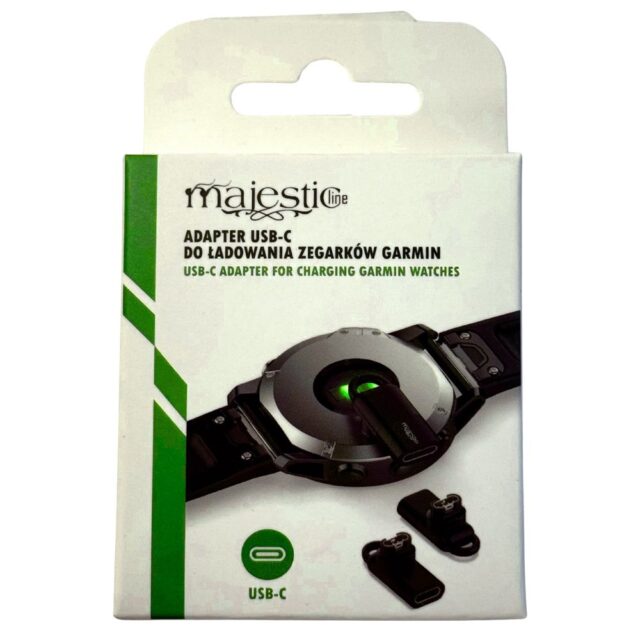 Adapter USB-C MajesticLine for Charging Garmin Watches black - imagine 6