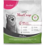 PLATINUM MeatCrisp Sterilised Chicken - dry cat food - 400g