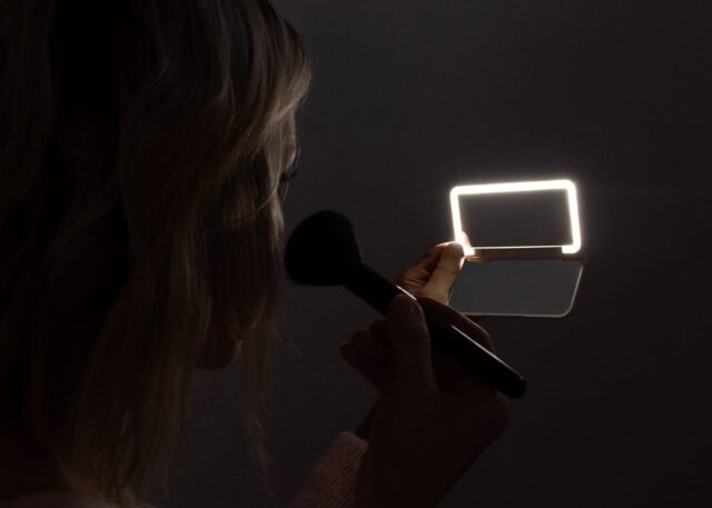 Lusterko kosmetyczne z diodą LED białe KZ2010 CONCEPT - imagine 6