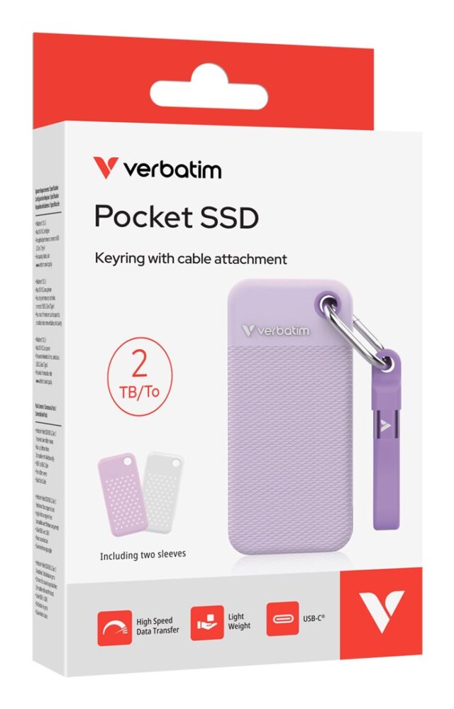 SSD 2TB Verbatim Pocket with 2 pouches - imagine 6