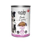 TUF TUF Chunks in gravy with lamb - wet dog food - 415g
