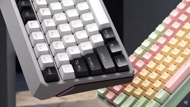 COOLER MASTER Gaming Keyboard MK770  Kailh Box V2  wired USB/wireless  CZ  starry gray - imagine 8