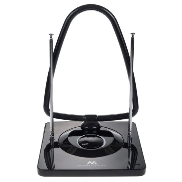 Maclean MCTV-963 High Gain Indoor Aerial Antenna Low Noise Digital Analog Freeview FM DVB Strongt 45dB DVB-T/T2 H.265 HEVC - imagine 3