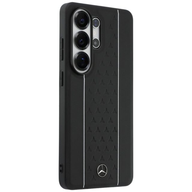 Case Mercedes Laurel Leaves Vertical     Stripes MagSafe for Samsung Galaxy S26 Ultra black & white - imagine 4