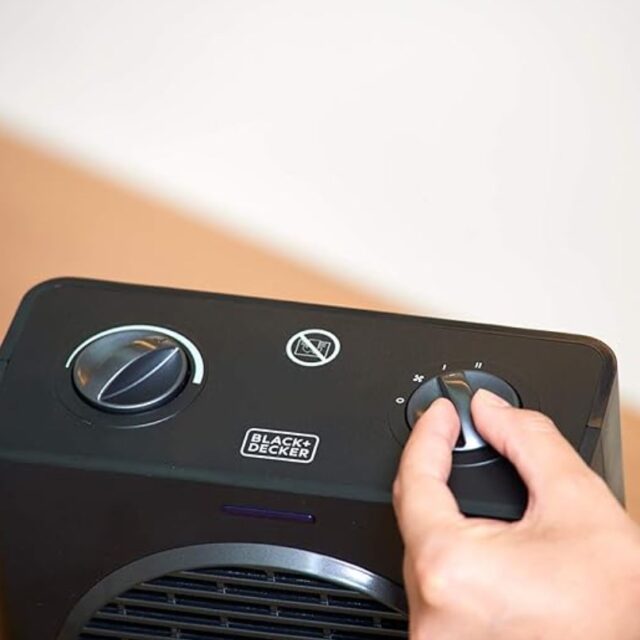 Black+Decker BXSH1500E PTC fan heater - imagine 7