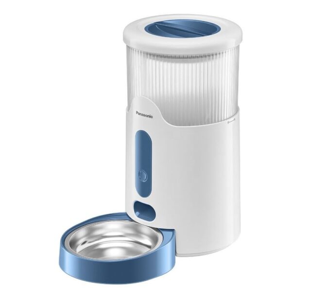 Panasonic CP-JNF01CW dog/cat feeder/waterer Plastic  Stainless steel White Universal Automatic pet feeder - imagine 2