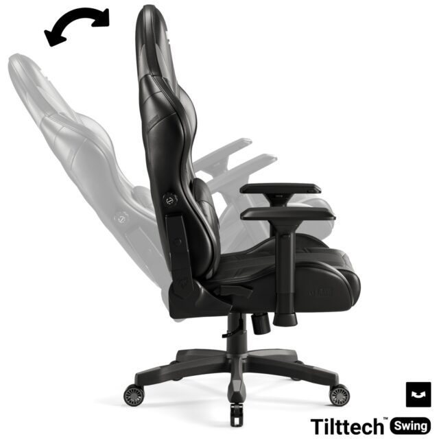 Gaming chair Diablo Chairs X-Ray 2.0 King Size black-gray - imagine 3