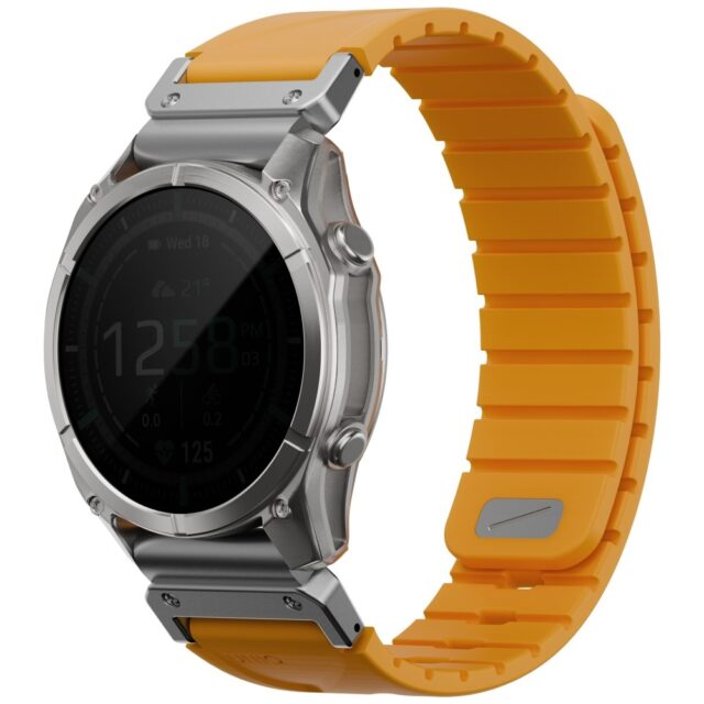 UNIQ Fluo Strap for Garmin 22mm Orange - imagine 2