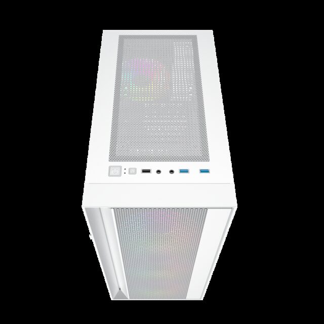 Gembird Fornax 4000W ARGB gaming ATX computer case  Midi Tower  backlight  White - imagine 4