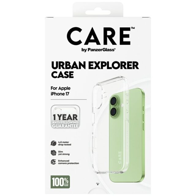 Case CARE by PanzerGlass Flagship Urban Explorer w. Clear Frame for iPhone 17 transparent - imagine 5