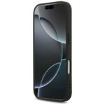 Guess Leather 4G Triangle Strass MagSafe case for iPhone 17 Pro black - imagine 5