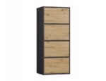 ALMA CHEST OF DRAWERS  ANTHRACITE/ARTISAN OAK