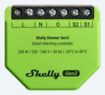 SHELLY Dimmer Gen3 Built-in Black  Lime - imagine 2