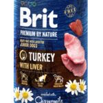 BRIT Premium by nature Junior Turkey with Liver - wet dog food - 400g