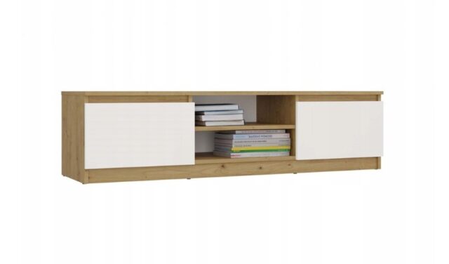 RTV 140 MALWA OAK ARTISAN/WHITE - imagine 2