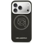 Etui Karl Lagerfeld K Head Point Logo     MagSafe do iPhone 17 Pro czarny - imagine 3