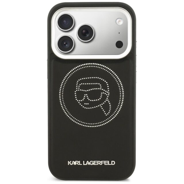 Etui Karl Lagerfeld K Head Point Logo     MagSafe do iPhone 17 Pro czarny - imagine 3