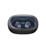 Baseus Eli Fit Open- Ear Headset Wireless Connectivity/Music USB Type-C Bluetooth Black - imagine 3