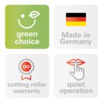 HSM Pure 220 paper shredder Particle-cut shredding 22.5 cm White - imagine 3