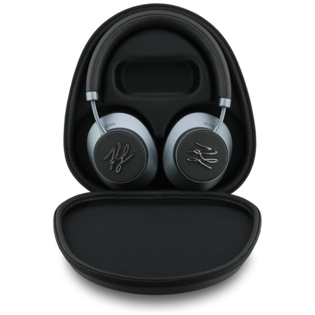 Headphones Karl Lagerfeld Grained Initials Bluetooth ANC black - imagine 5