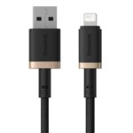 Baseus Dura Type A to IP 2.4A 2 m fast charging cable Black  Gold - imagine 2