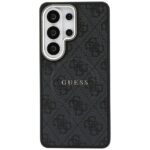 Guess PU Leather 4G Gold Frame Magnetic Zadní Kryt pro Samsung Galaxy S26 Ultra Black - imagine 4