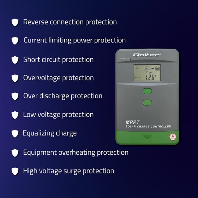 Solar charger MPPT with temp sensor 60A - imagine 4